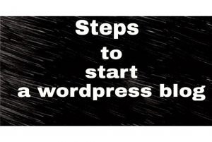 Start a blog