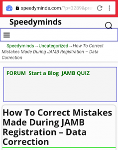 How To Correct Mistakes Made During JAMB Registration