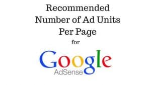 Maximum Allowed AdSense Ad Units on a Web Page