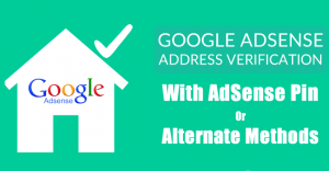 AdSense address verification